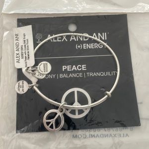 Alex and Ani World Peace Expandable Wire Bangle